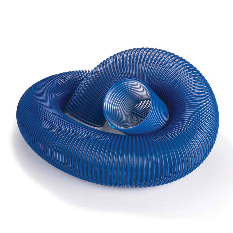 4" x 10' Flex-Tube Anti-Static Dust Collection Hose - Clear